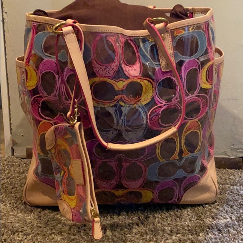 Coach beach bag